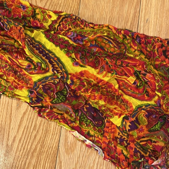 Vintage Lucky Brand gauze boho scarf - Picture 2 of 3